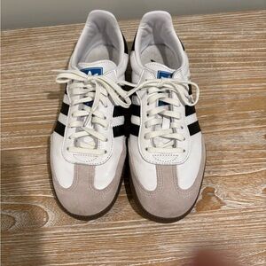 Adidas Women’s Samba White and Black Sneakers